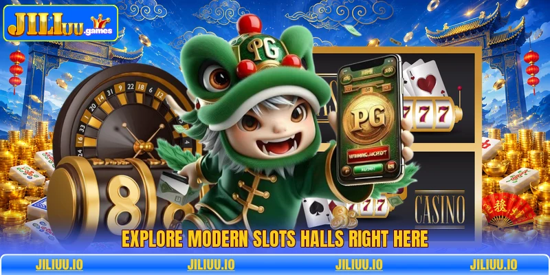 Explore modern slots halls right here