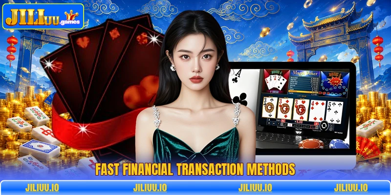 Fast financial transaction methods Fast financial transaction methods