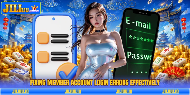 Fixing member account login errors effectively Fixing member account login errors effectively