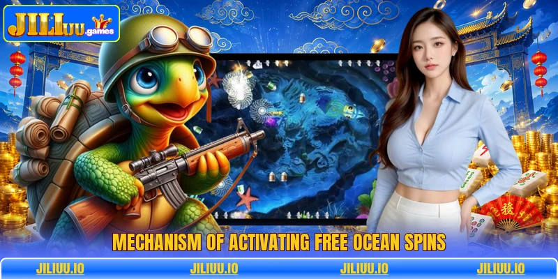 Mechanism of activating free ocean spins Mechanism of activating free ocean spins