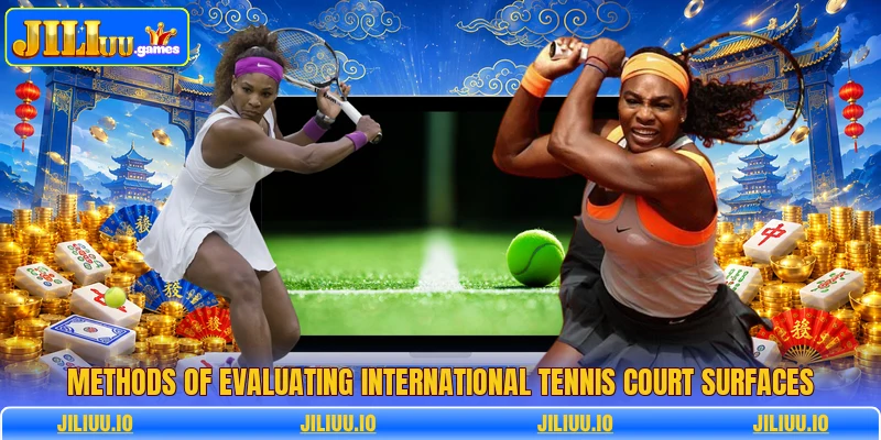 Methods of evaluating international tennis court surfaces Methods of evaluating international tennis court surfaces