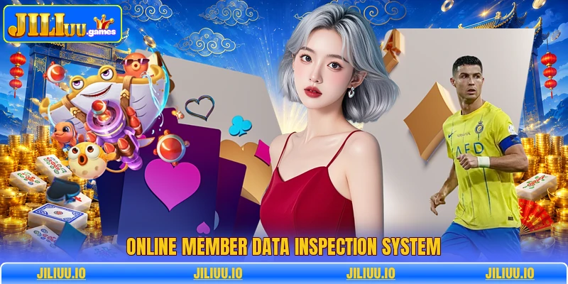 Online member data inspection system Online member data inspection system