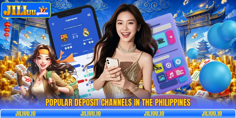 Popular deposit channels in the Philippines Popular deposit channels in the Philippines