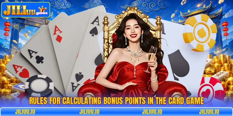 Rules for calculating bonus points in the card game