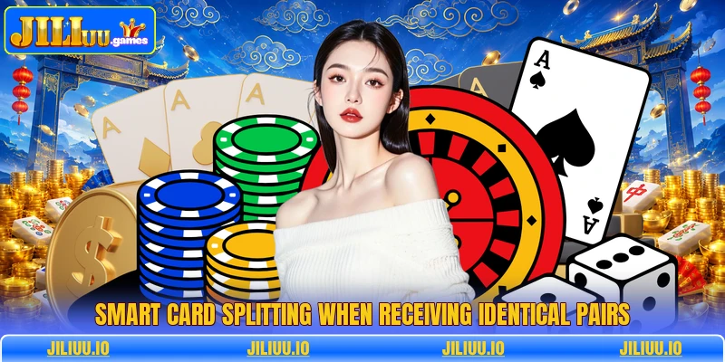 Smart card splitting when receiving identical pairs Smart card splitting when receiving identical pairs
