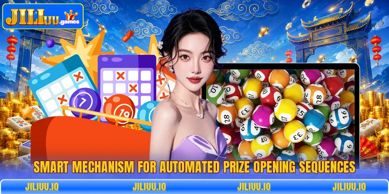 Smart mechanism for automated prize opening sequences